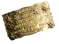 Elvis Belt Buckle