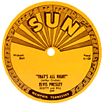 Elvis's First Record on the Sun label
